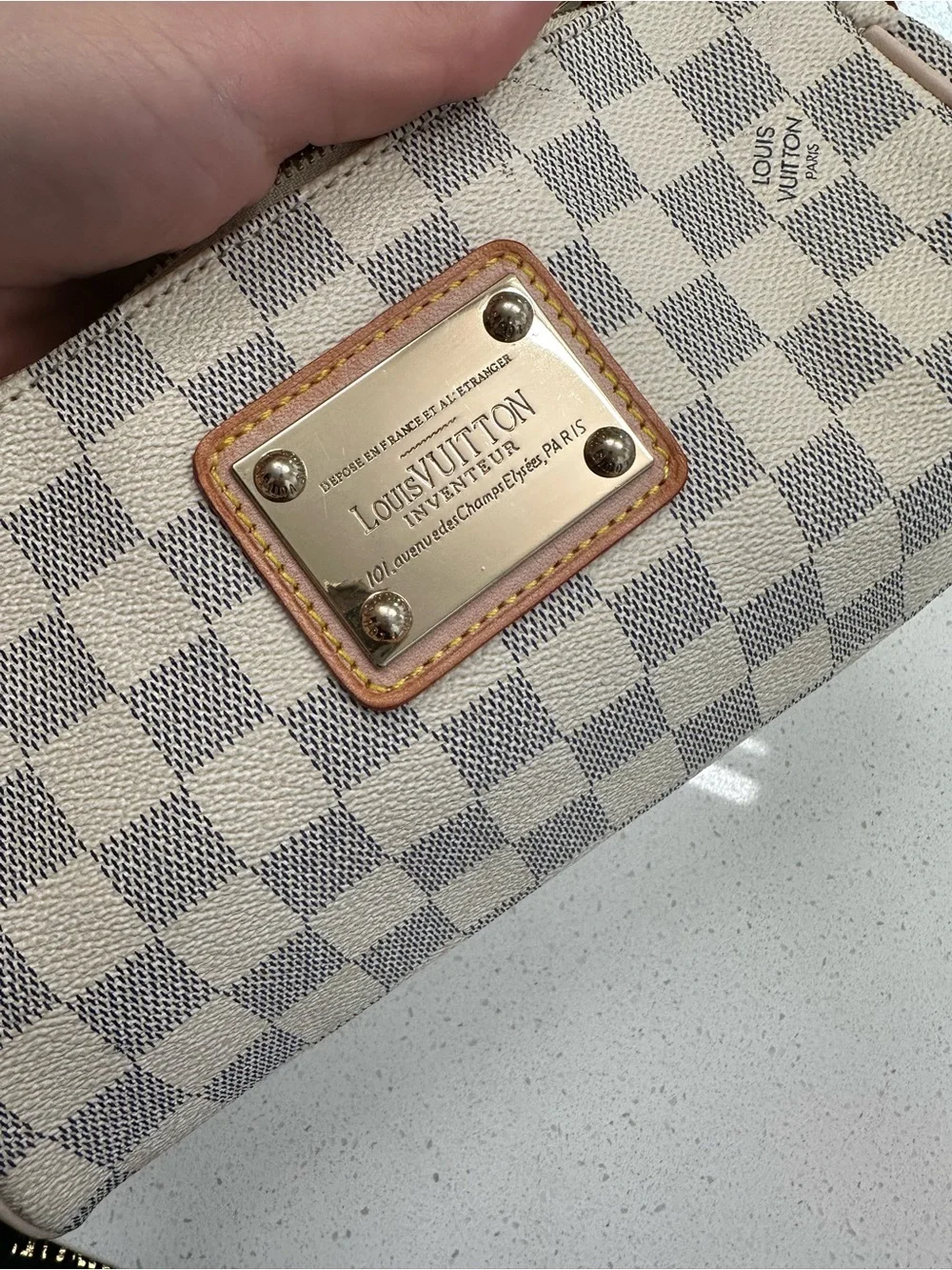 Damier Azur Eva Clutch like Louis Vuitton
